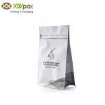 Resealable Coffee Packing Bags With One Way Degassing Valve / Aluminum Foil Side
