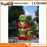 Mini Oxford cloth Green Airblown Inflatable Grinch Inflatable Christmas Grinch