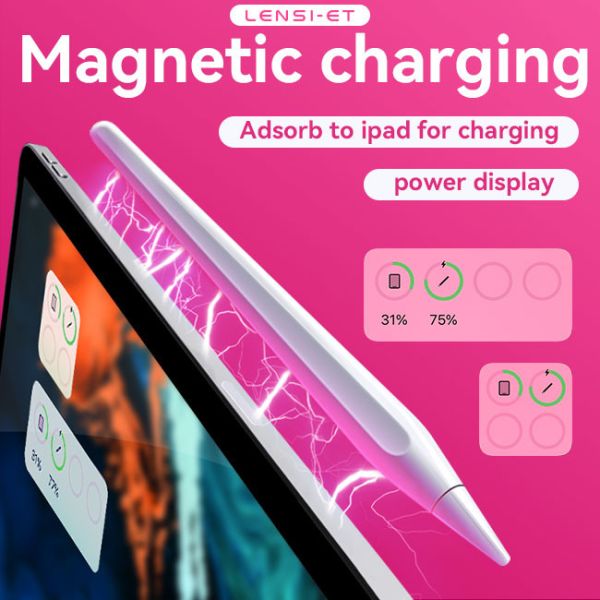 Wirelessly Charging Plastic Stylus Pen For Ipad Capacitive