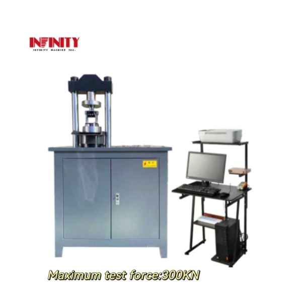 High Precision Testing Force 4%-100% FS KN Servo Compression Testing Machine