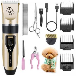 Cheap Light Weight Pet Hair Clippers & Trimmers Cordless With Detachable Guide Combs for sale