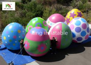 Cheap Custom Easter Egg Balloons Inflatable Advertising Products With Digital Printing for sale