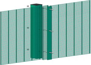 Cheap South Africa Clear vu Fence /358 Mesh Security Fencing / Prison Fences for sale
