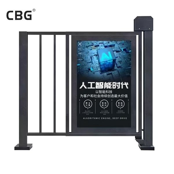 Metal Automatic Swing Door Weatherproof 3-6S Gate Operation Time