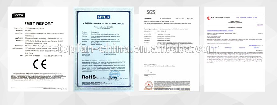 12V DC Brushless Fan Plastic Frame / Impeller Silent Cooling Type With Jack