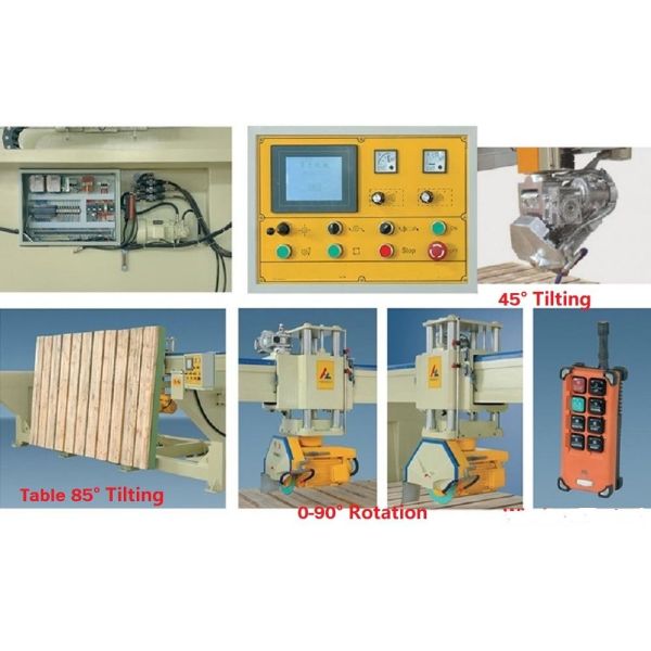 Mono Block Bridge Saw Machine