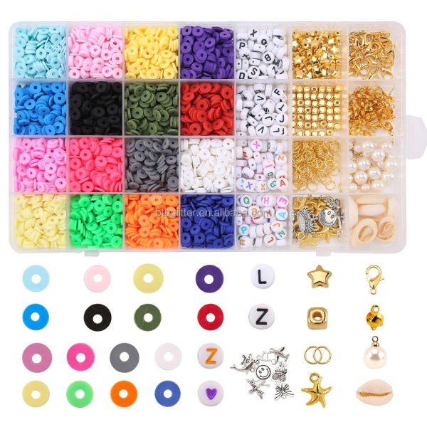 5000pcs Acrylic Beads for Bracelets 26 Letters DIY Beads Chain Thigh Chain for Women Big Snake Pendants Leg Chain Body Jewelry