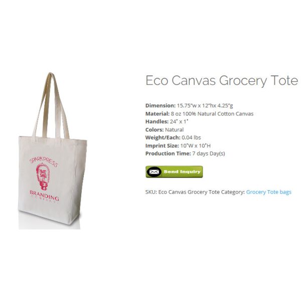 Custom silk screen printed Cotton material handle style blank natural cotton canvas bag without logo bagplastics bagease