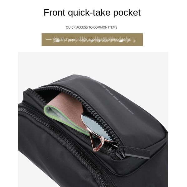 Customized Logo Multi Function Waterproof Waist Bag Against Theft