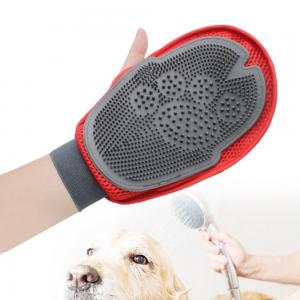 Cheap Custom Deshedding Glove Efficient Pet Grooming Glove Pet Cleaning Supplies for sale