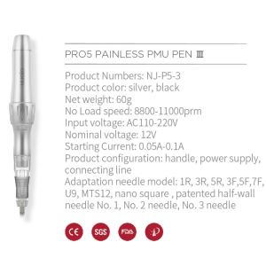PMU Handpiece Machine Lip Eyebrows MTS Tattoo Pen Kit