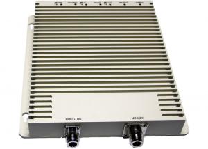 China White TRI-BAND Repeater With 200m² Coverage Area , Cellular Signal Repeater on sale
