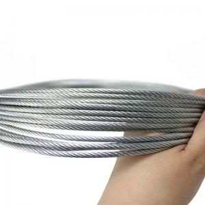 China Carbon Steel Grade 4x31 8.3mm Hot Dip Galvanized Steel Wire Rope for Suspended Platform on sale