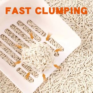 Highly Absorbent Tofu Sand Litter Cornstarch Guar Gum Flushable Clumping Cat Litter