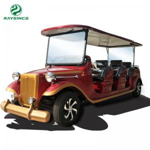 China Luxury Electric car wholesale price vintage electric car  8 seater vintage and classic cars with red color on sale
