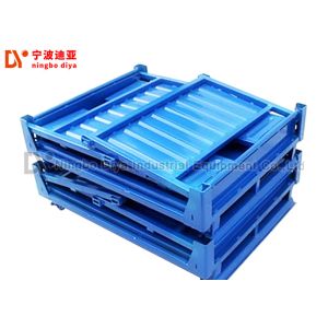 Foldable Stacking Rack System , Adjustable Stackable Wire Mesh Cage