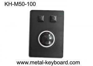 Cheap Marine Control Tracking mouse with Black Metal Panel and 50MM Resin Trackball industrial for sale