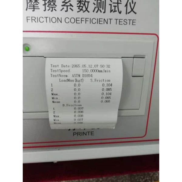 GB 10006 Dynamic and Static Friction Coefficient Tester For Packaging Material