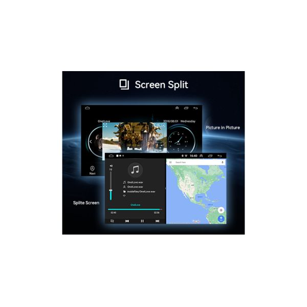 FCC Universal Car Player 2G+32G Android Car Multimedia Player