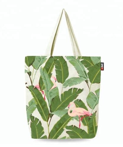 Custom silk screen printed Cotton material handle style blank natural cotton canvas bag without logo bagplastics bagease