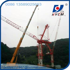 Cheap QTD2520 Construction Luffing Jib Tower Crane 6tonsTower Crane Lifting Capacity for sale