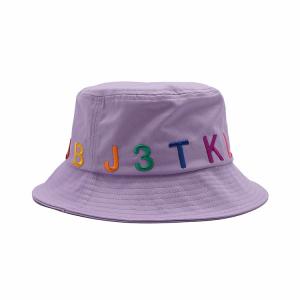 Cheap Summer Beach Adjustable Cotton Bucket Sun Hat Women With Fringe for sale