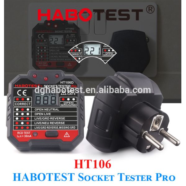 250V Check Plug Socket Tester