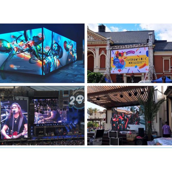5000CD/m2 P3.91 LED Screen , Outdoor Rental LED Display For Stage