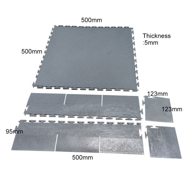 ESD PVC Floor Tile Interlocking ESD Floor Mat Antistatic Floor Tiles for Industrial
