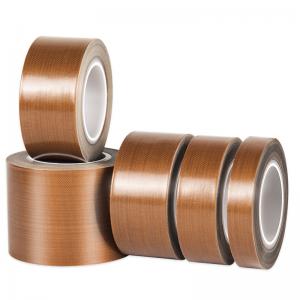 Cheap Heat Resistant Fiberglass PTFE Teflon Adhesive Tape Self Adhesive Sealing for sale