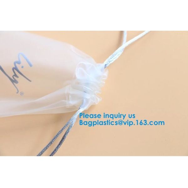 Organza Drawstring Gift Bag Pouch Wrap for Party/Game/Wedding (White), polyester drawstring bag, bagease, bagplastics pa