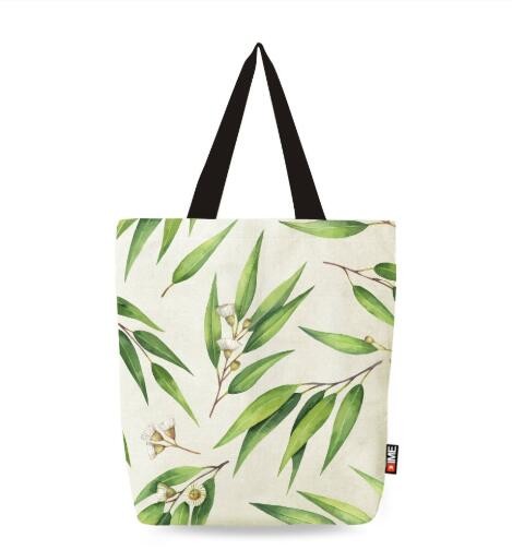 Custom silk screen printed Cotton material handle style blank natural cotton canvas bag without logo bagplastics bagease
