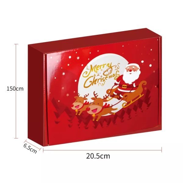 Advent Calendar Christmas Cardboard Gift Boxes Embossing Printing