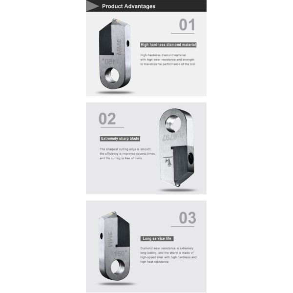 95 Degree 1.0mm Posalux Diamond Tools