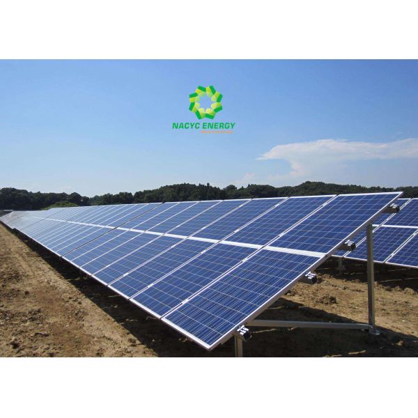 Labor Saving Ground Mount Solar Racking Systems , Adjustable Solar Mounting System
