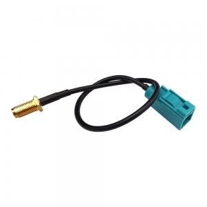 Cheap RF Coaxial FAKRA Antenna Adapter SMA To Fakra Z Code Female Pigtail Cable for sale