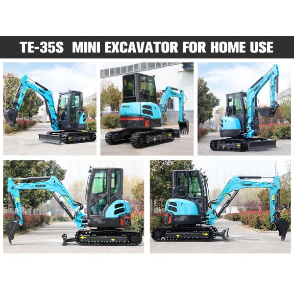 Toros 3.5 Ton Mini Excavator With Kubota Engine Micro Digger Mult Functions bagger