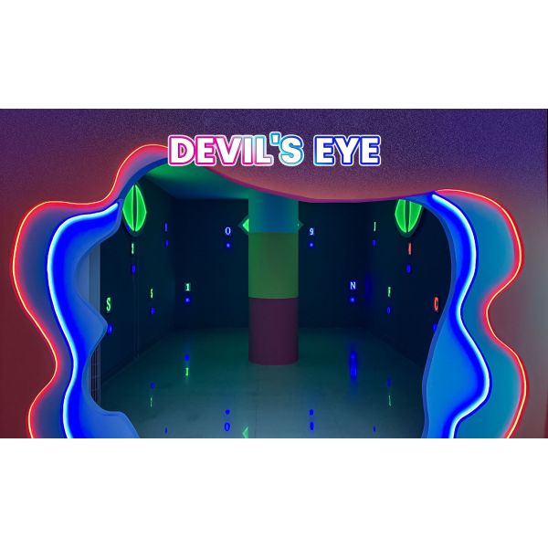 Interactive Button For Sports Entertainment Escape Rooms With Devil'S Eye Game