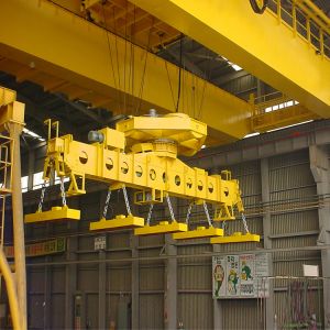 Buy cheap 220v Steel Plant Crane Electric Power Electromagnetic Suction Force QC model from wholesalers