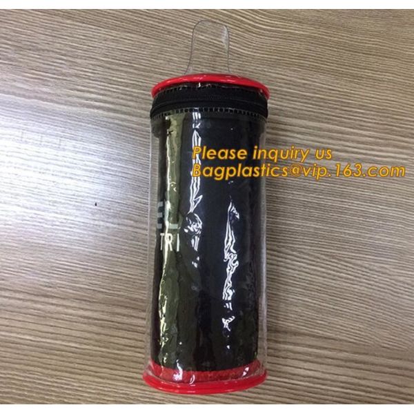 Plastic Bag OEM Custom PVC Loop Handle Image Printed Plastic Shopping Bag,Promotional Clear Waterproof Plastic Cosmetic