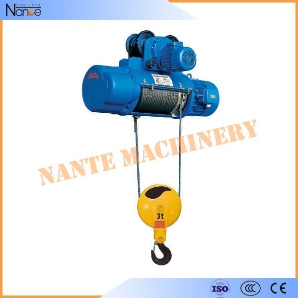 Quality High Speed Monorail 3 Phase Electric Wire Rope Hoist 20 Ton 0.5~8m/min wholesale