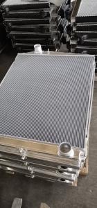 Cheap Customized Aluminum finned tube heat exchanger for water cooler radiator for sale