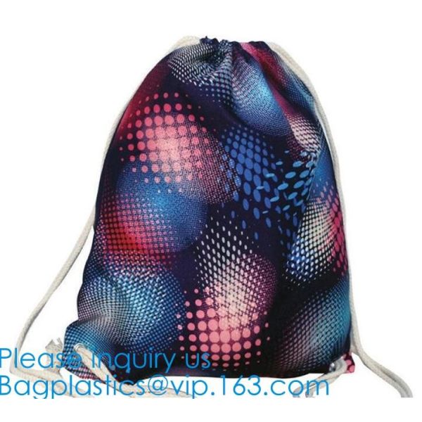 Custom Drawstring Bag/ Promotional drawstring backpack/Polyester Drawstring Bag,Custom 190T 210T 210d polyester backpack