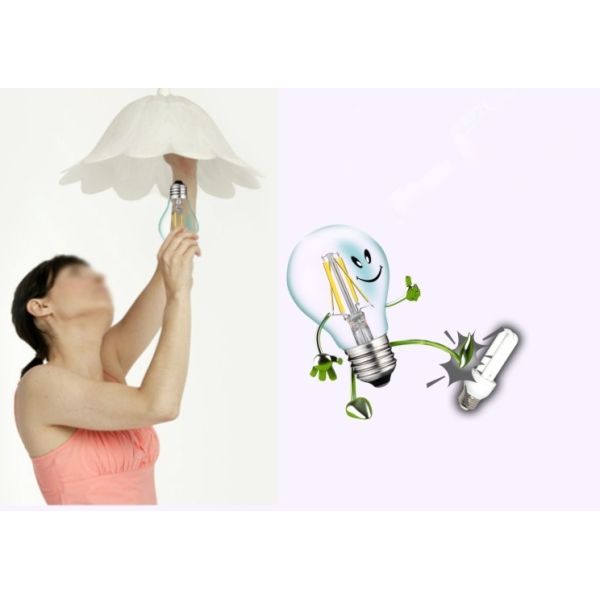 LED light bulb T45 victorian classical Edison vitnage lamp gold color filament led T14 4W