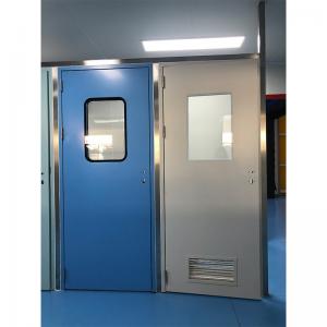Cheap Fireproof Stainless Steel Security Doors 900*2100m For Food Factory Laboratory for sale