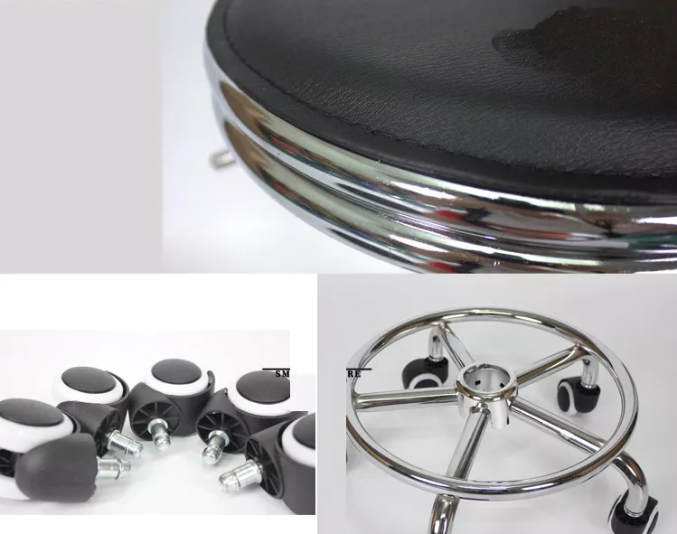 Anti Corrosion Ergonomic Lab Stool With Wheels Multipurpose Durable