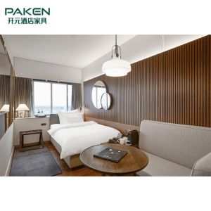 Cheap Walnut Veneer Small Guestroom Set for sale