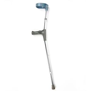 China Portable Aluminum Walking Aids Health Care Light Weight Elbow Crutch Matte Finish on sale
