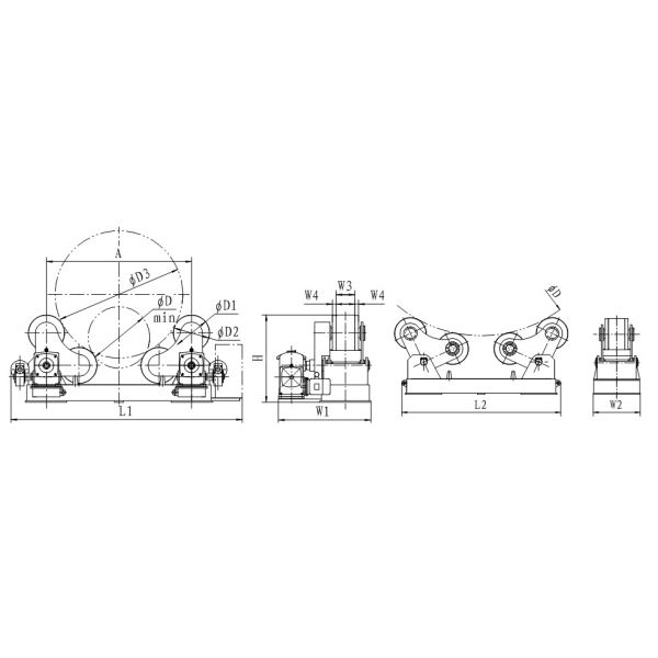 500mm Self Aligning Rotators