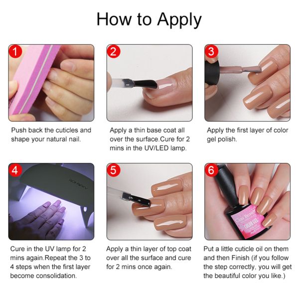 Square 12ml Nail Polish Bottle Matte Ivory Clear Empty